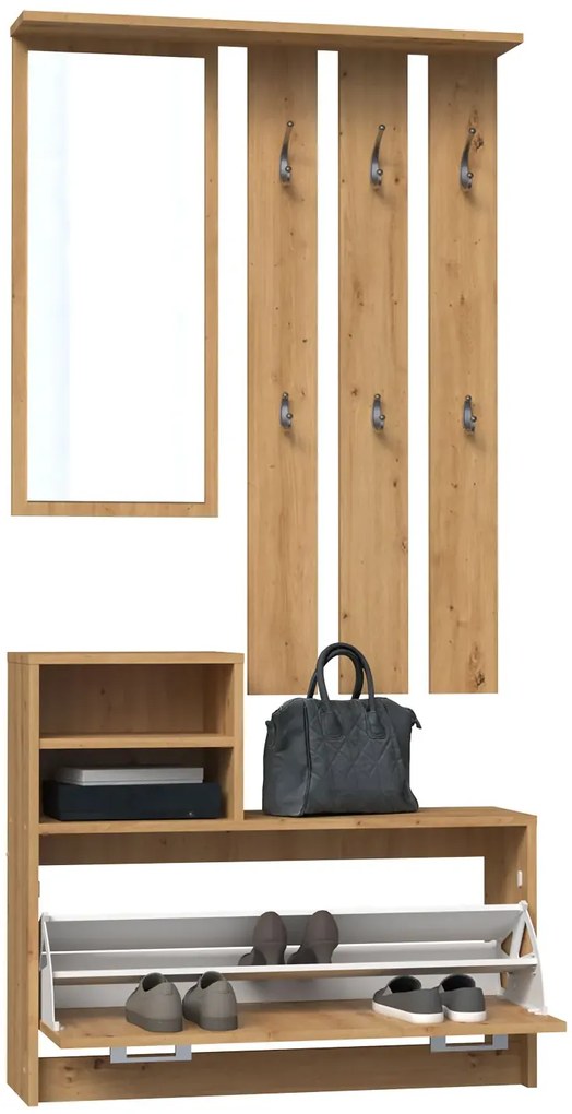 Komplet Mebli Do Przedpokoju Z Lustrem W3-N13