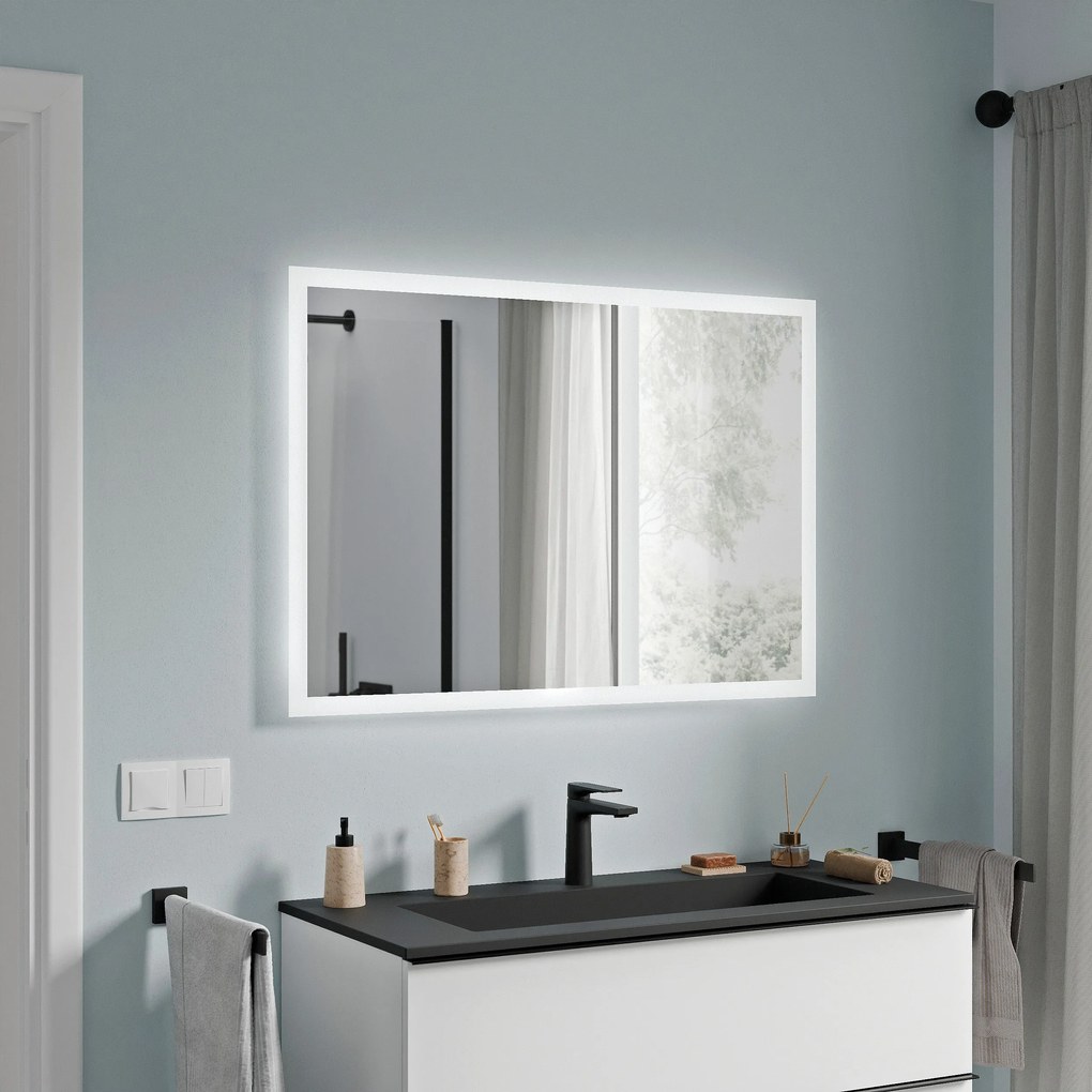 Lustro łazienkowe VARO prostokątne