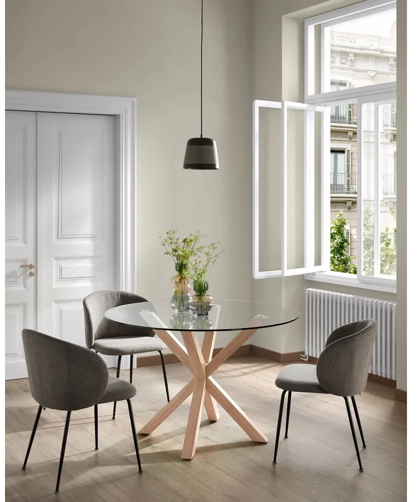 Ciemnoszare krzesło Minna – Kave Home