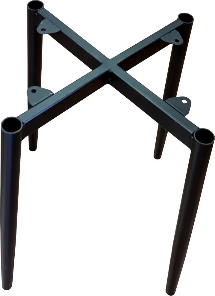 Taboret TRIX stelaż metalowy STOŁEK LOFT : Kolor nogi - Czarna stożek, Kolor tkaniny - SKAJ - AL3, Typ tkaniny - Skaj