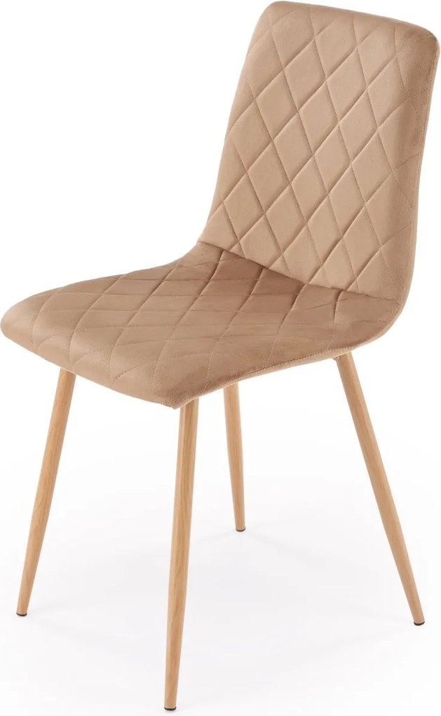 Krzesło tapicerowane do jadalni z pikowaniem K525 WD Halmar