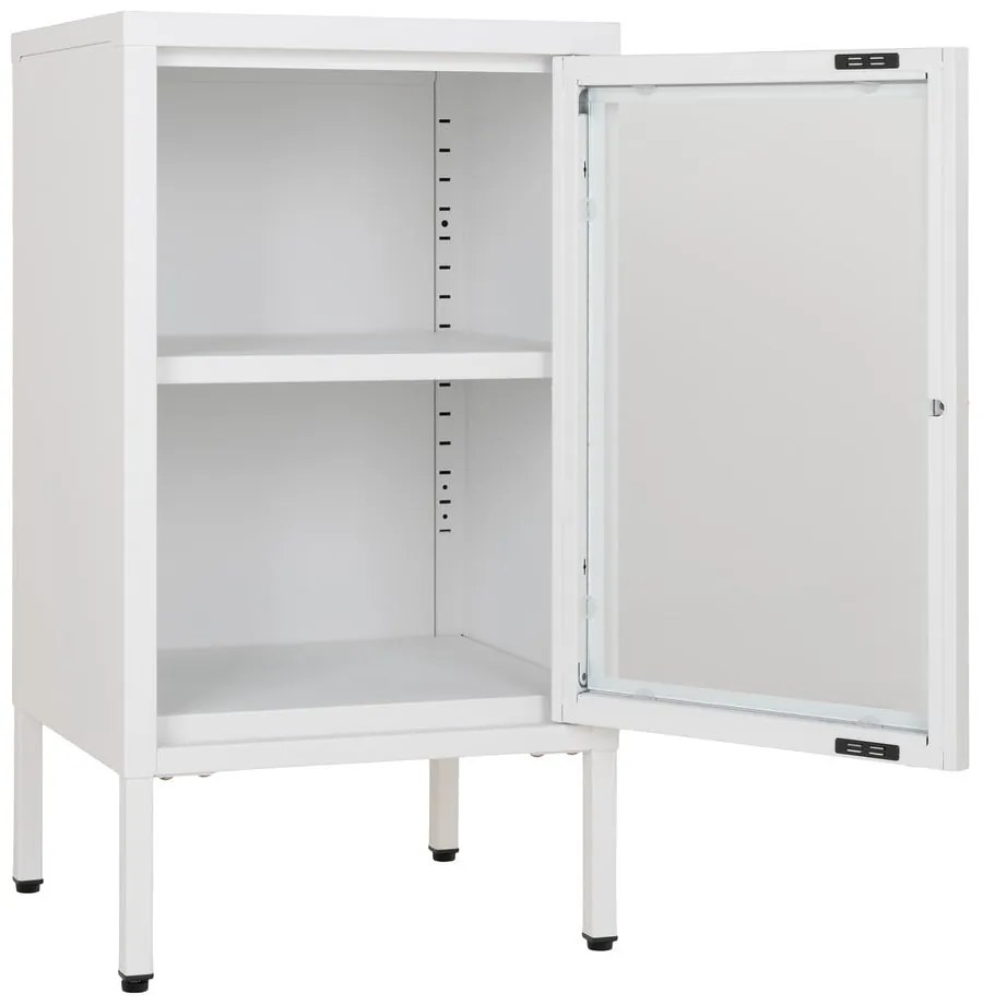 Biała metalowa witryna 38x70 cm Dalby – House Nordic