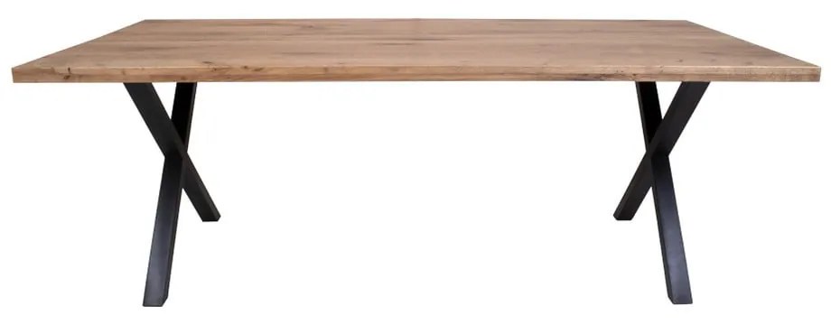 Stół z dębowego drewna House Nordic Montpellier Smoked Oiled Oak, 200x95 cm