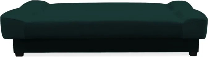 Sofa z Funkcją Spania PIANO Rozkładana Wersalka Dwuosobowa Zielona Nowoczesna do Salonu