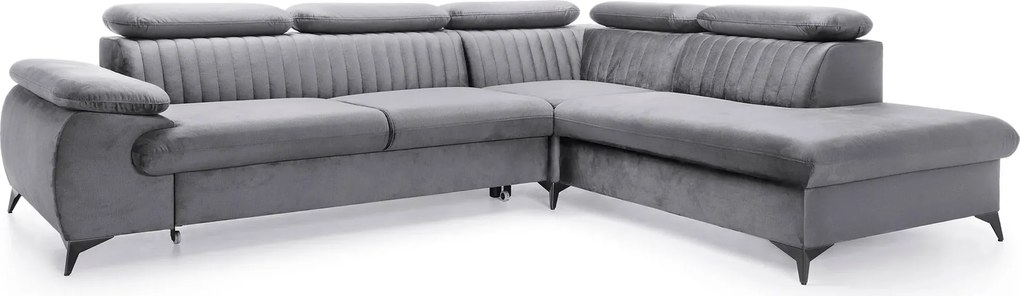 Ciemnoszary narożnik w kształcie litery L H7-F44