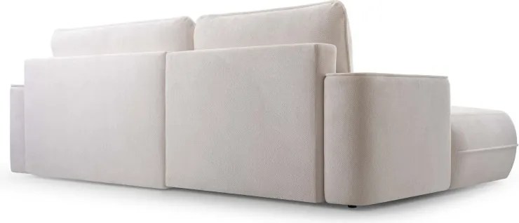 Narożnik FUEGO wolnostojący układ L strona Prawa z funkcją spania w tkaninie Bubble 10