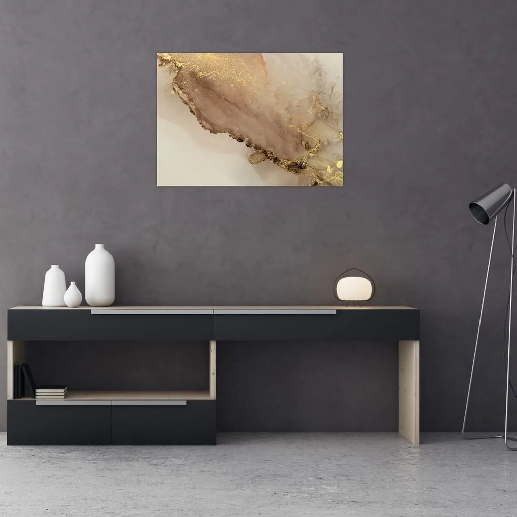 Obraz - Złoty brokat (70x50 cm)