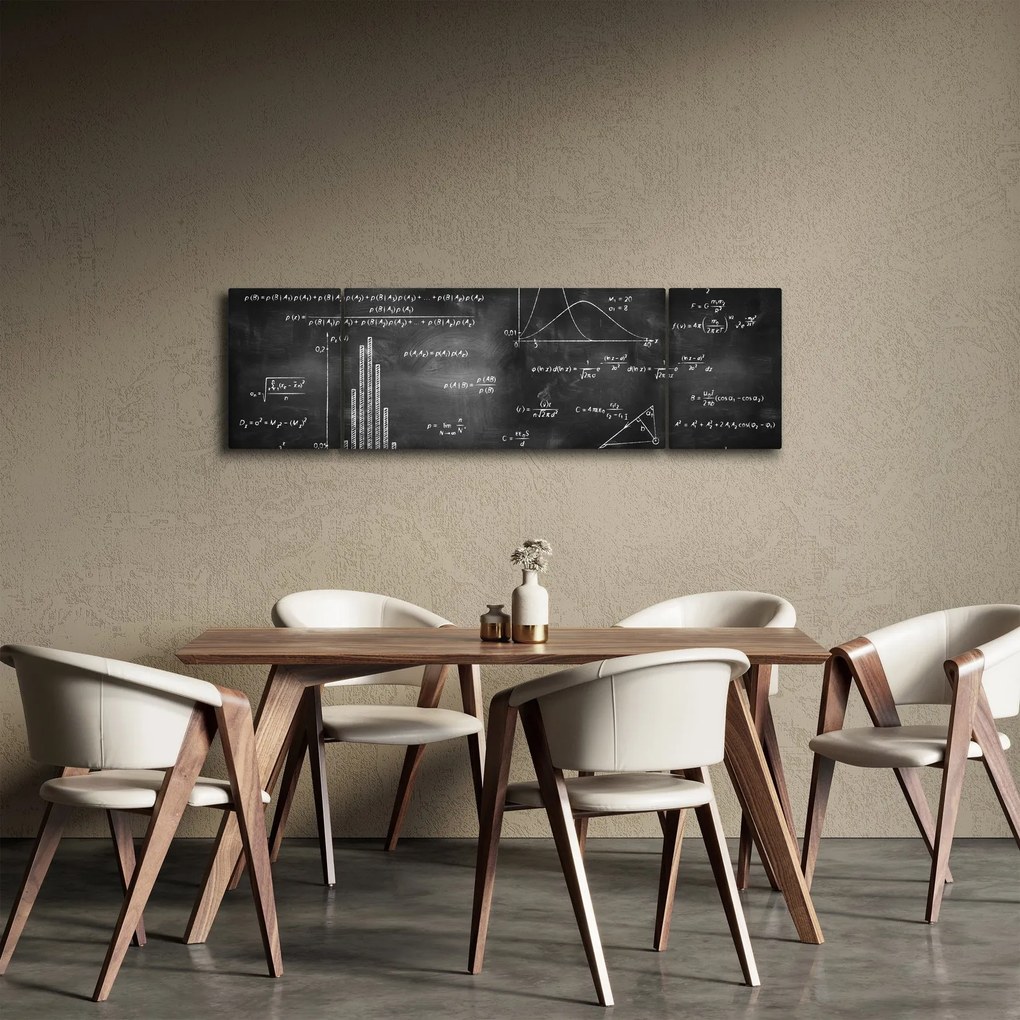 Obraz - Miłość do liczb (170x50 cm)