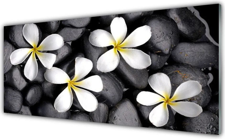 Szkło Ozdobne do Kuchni Pastelowe Kwiaty W Rozkwicie