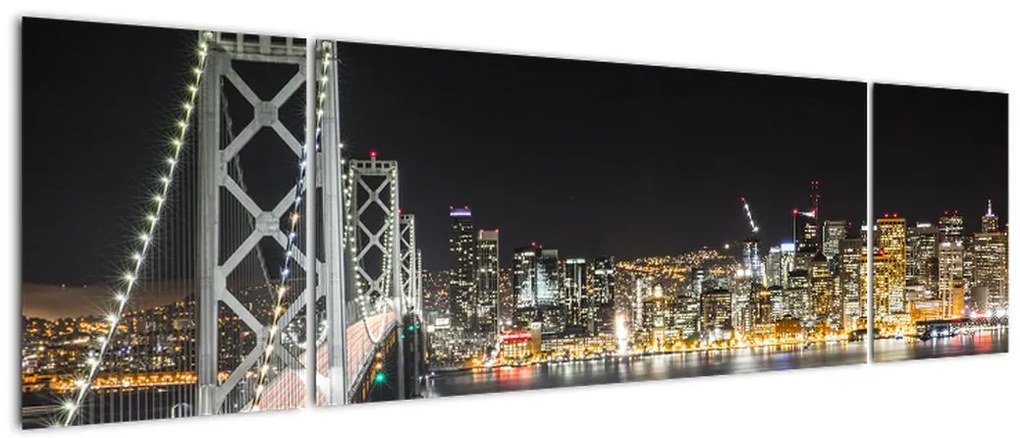 Obraz Brooklyn Bridges i Nowego Jorku (170x50 cm)
