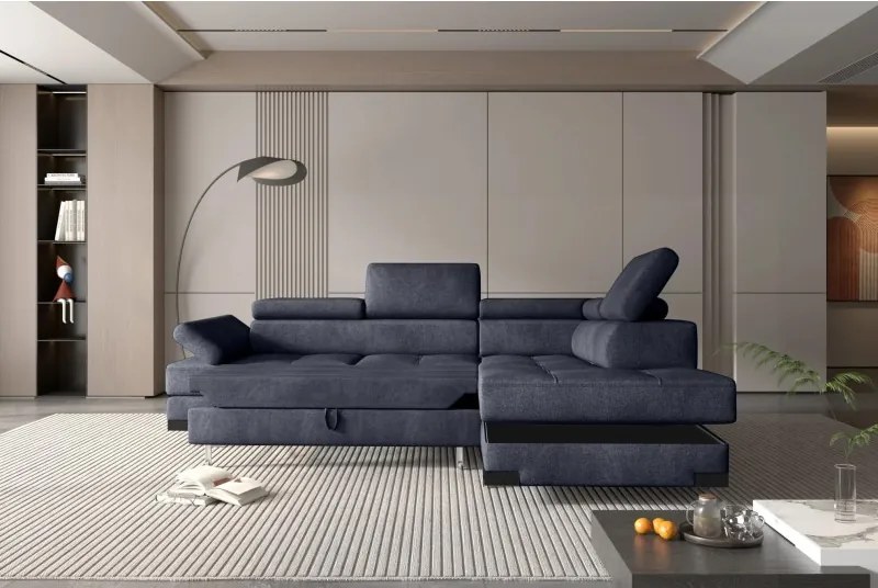 Narożnik EMPORIO L z funkcją spania WERSAL