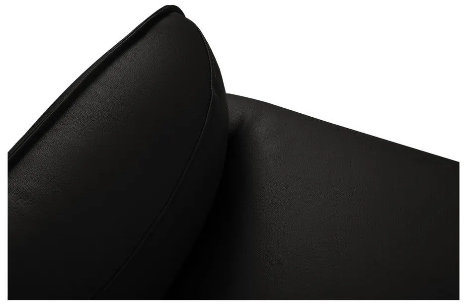 Czarna skórzana sofa Windsor &amp; Co Sofas Neso, 235x90 cm