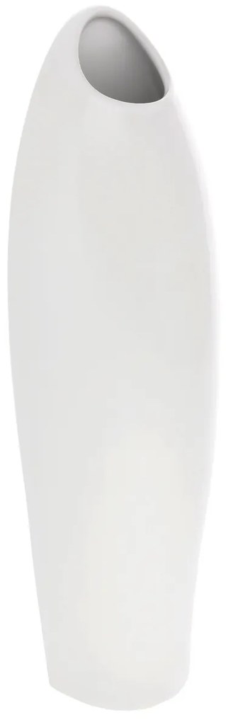 Wazon ceramiczny Tonja, biały, 13 x 43 x 11 cm