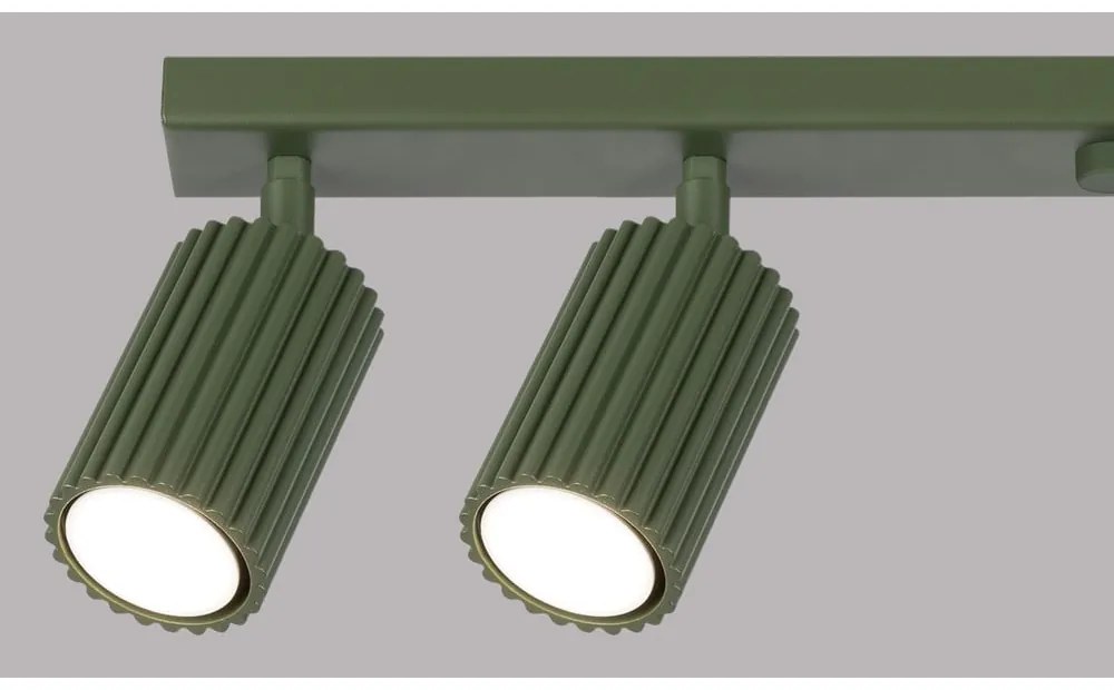 Zielona lampa punktowa 6,5x117 cm Gleam – Sollux