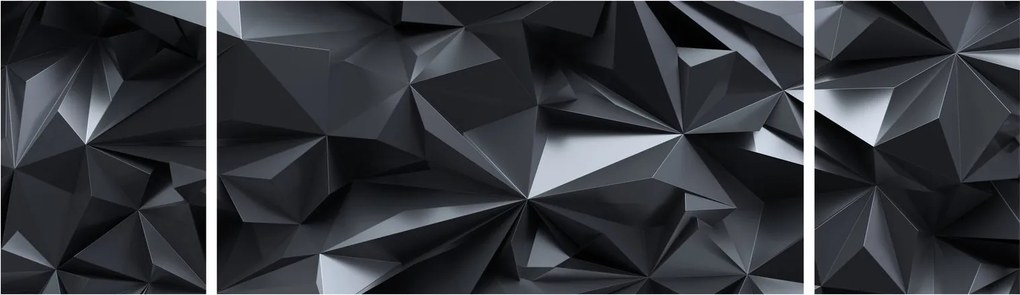 Obraz - Abstrakcja geometryczna (170x50 cm)
