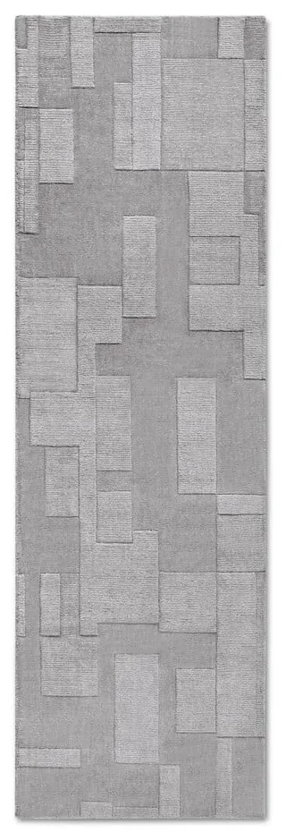 Szary wełniany chodnik tkany ręcznie 80x250 cm Wilhelmine – Villeroy&amp;Boch