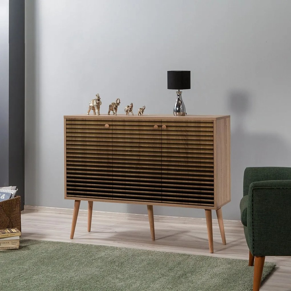 Szafka Mega Stripes Sonoma Oak