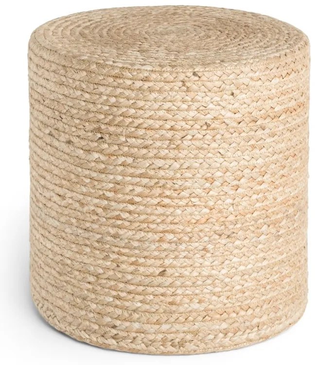 Puf w naturalnym kolorze Jutta Gold – Hanse Home