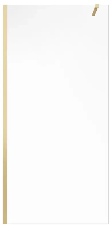 Ścianka prysznicowa do kabiny walk-in - Złoty - 120 x 200 cm - DAREN