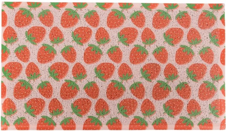 Wycieraczka z PVC 40x70 cm Pink Strawberry – Artsy Doormats