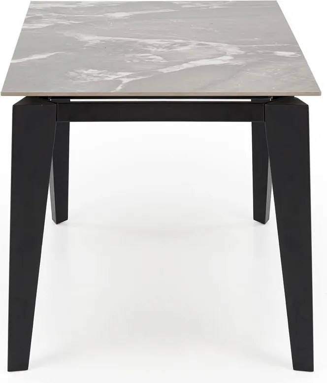 Rozkładany stół z blatem ze spieku Felix Halmar efekt szarego marmuru