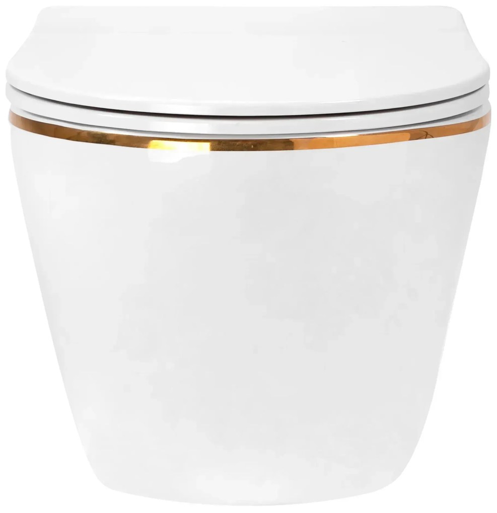 Misa WC podwieszana Rea Carlo Mini Tornado NF GOLD EDGE