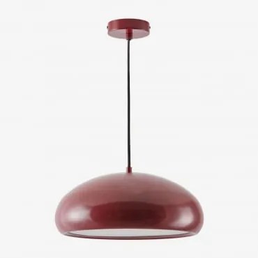 Lampa Sufitowa Metalowa Hilma Czerwone Wino - Sklum