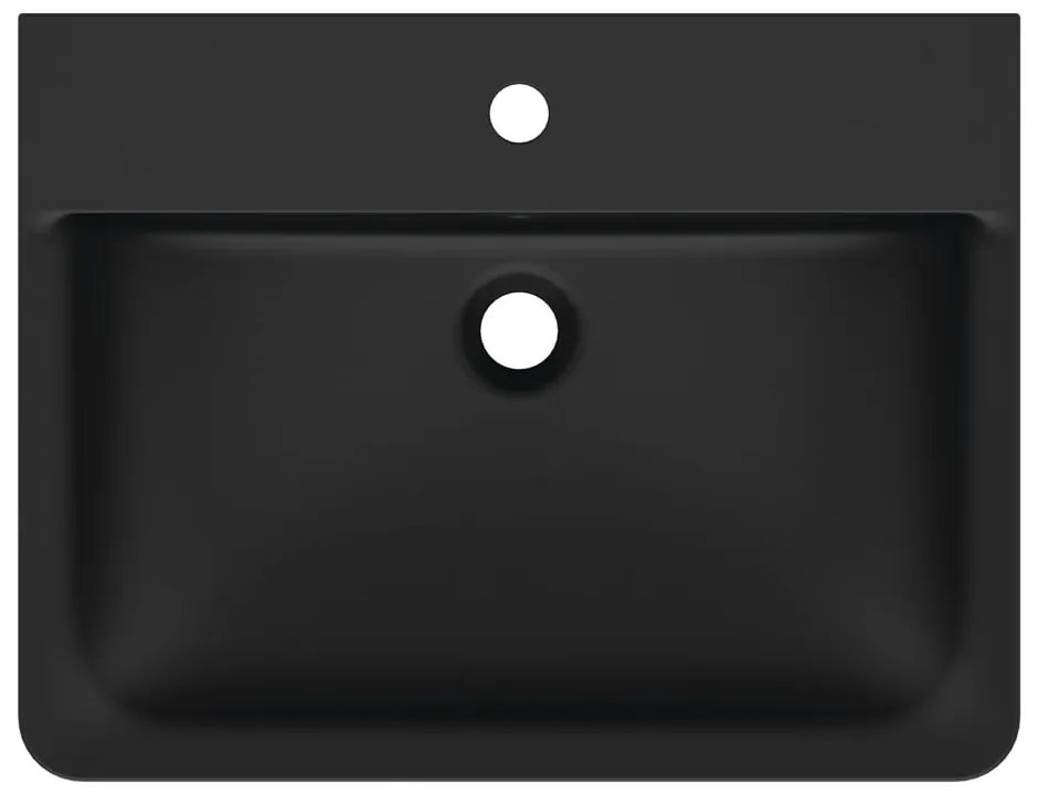 Ceramiczna umywalka w kolorze matowej czerni 60x46 cm Silk Black – Ideal Standard