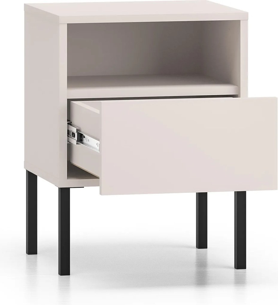 Szafka nocna Harmona 40 cm z szufladą - kaszmir