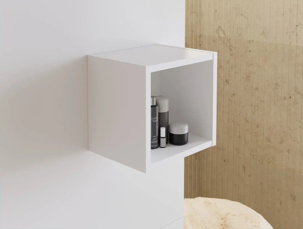 Półka wisząca NOVA WHITE 83-27-Q 27x25cm biała COMAD