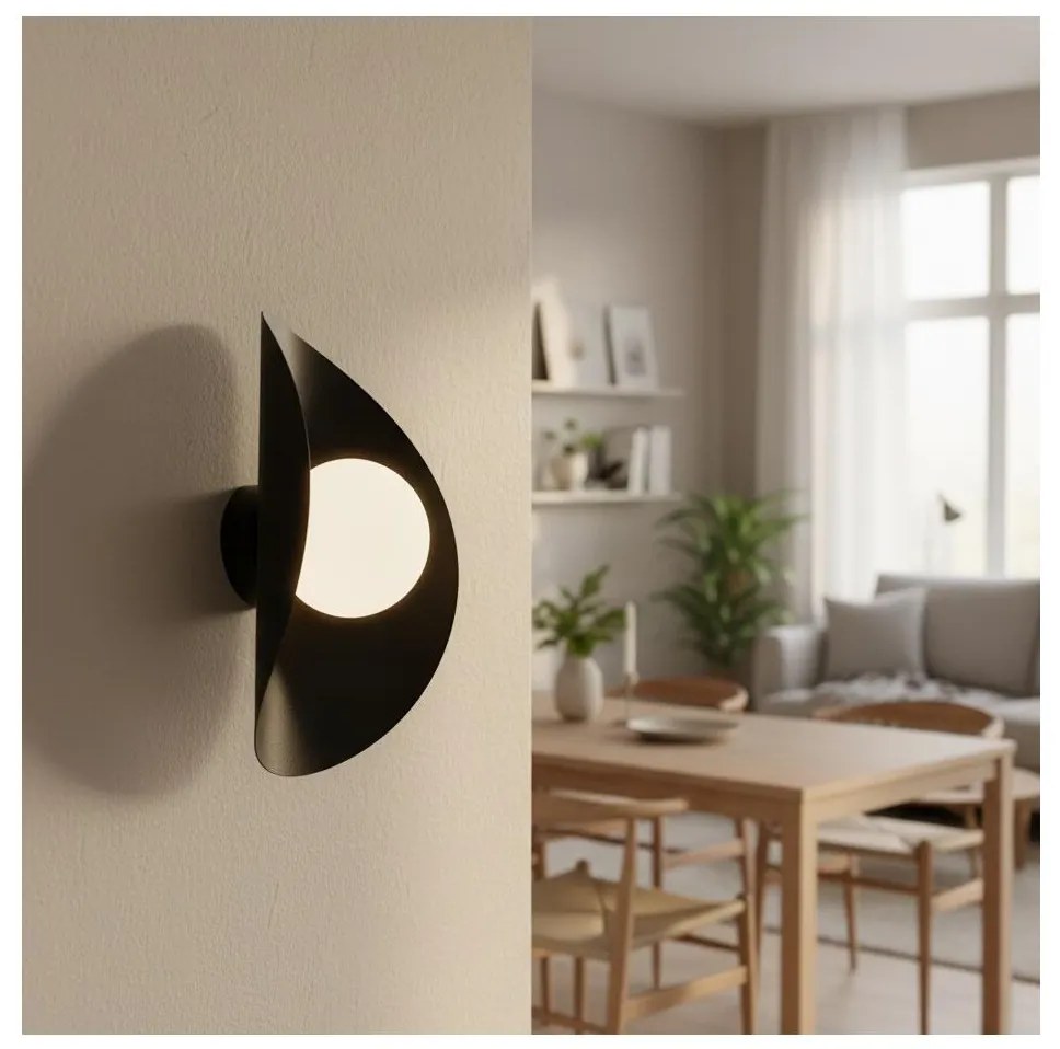 Kinkiet FIERO 1xG9/8W/230V czarny