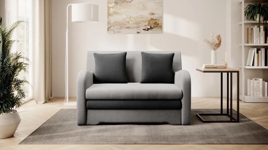 Sofa rozkładana z funkcją spania ARIO jasnoszara/szara ELTAP