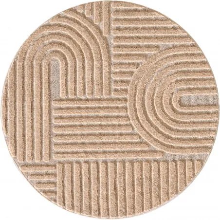 Dywan nowoczesny Art 3D odcień różowego koło 80 cm x 80 cm