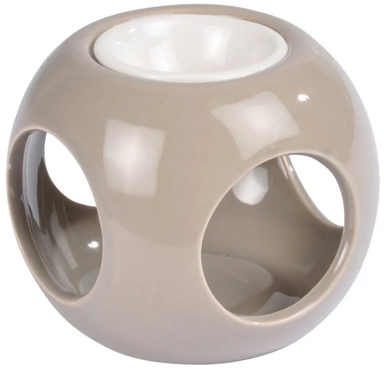 Kominek ceramiczny w formie kostki, wys. 6 cm