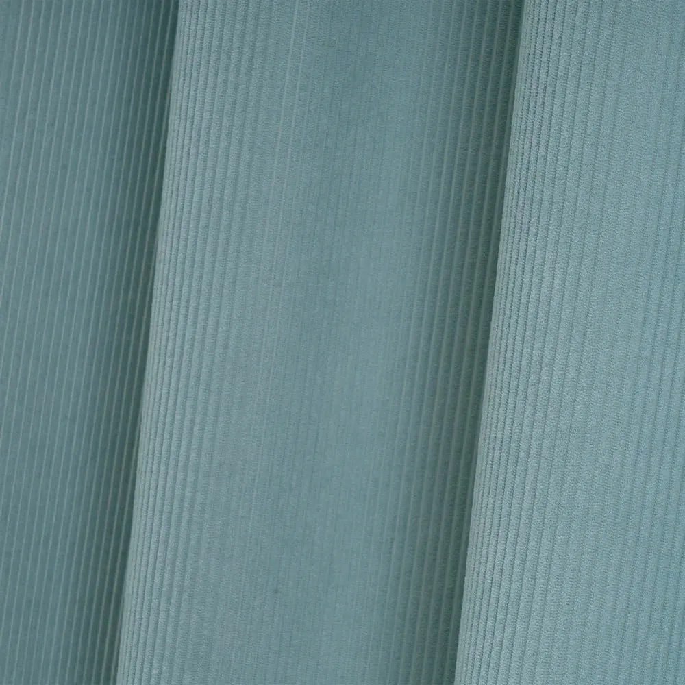 Turkusowa zasłona sztruksowa 140x260 cm Merely – Casa Selección