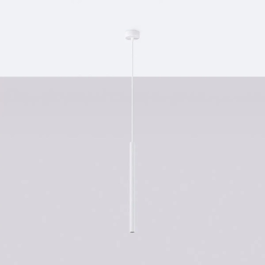 Lampa wisząca ARCHE 1 biała SOLLUX LIGHTING