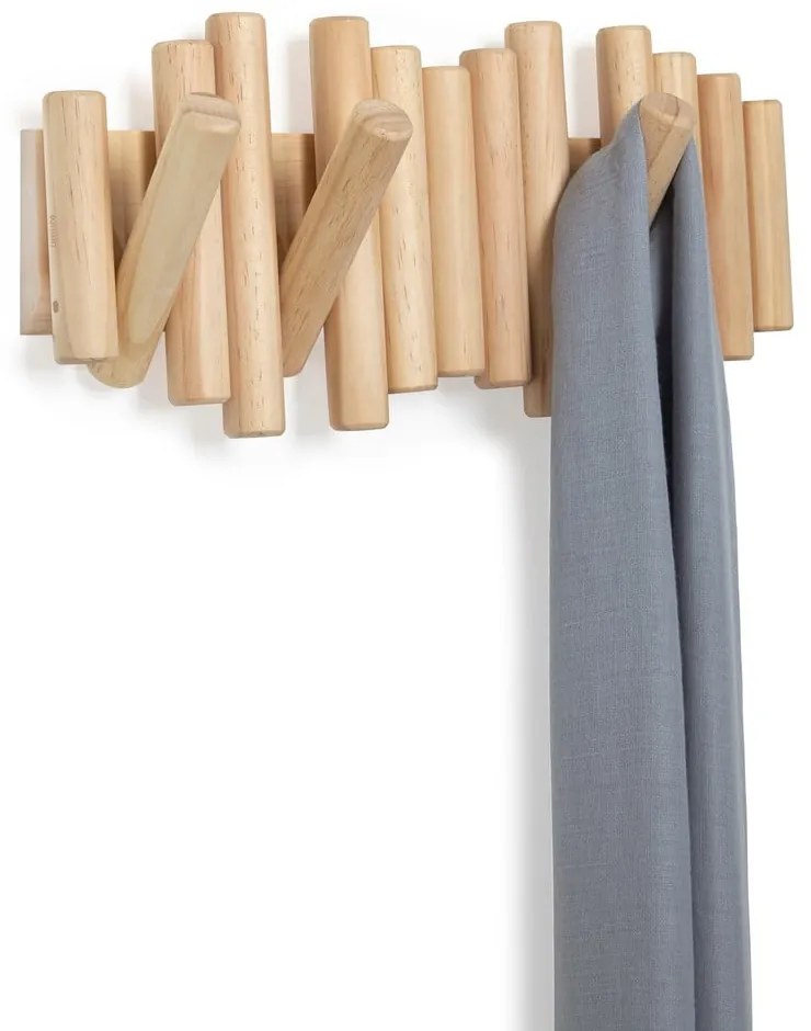 Wieszak ścienny z drewna sosnowego Picket – Umbra