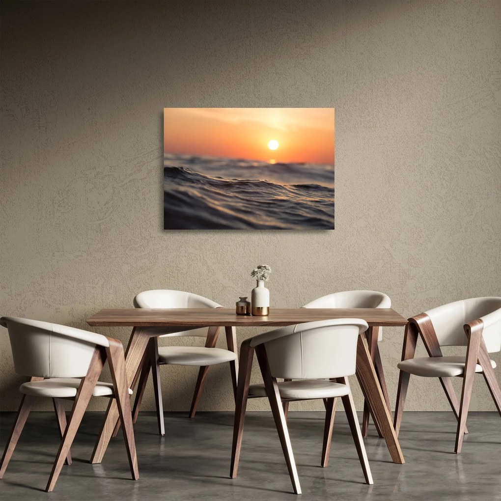Obraz na szkle powierzchni wody (70x50 cm)