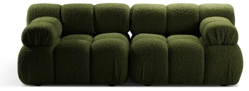 Zielona sofa modułowa z materiału bouclé 188 cm Bellis – Micadoni Home
