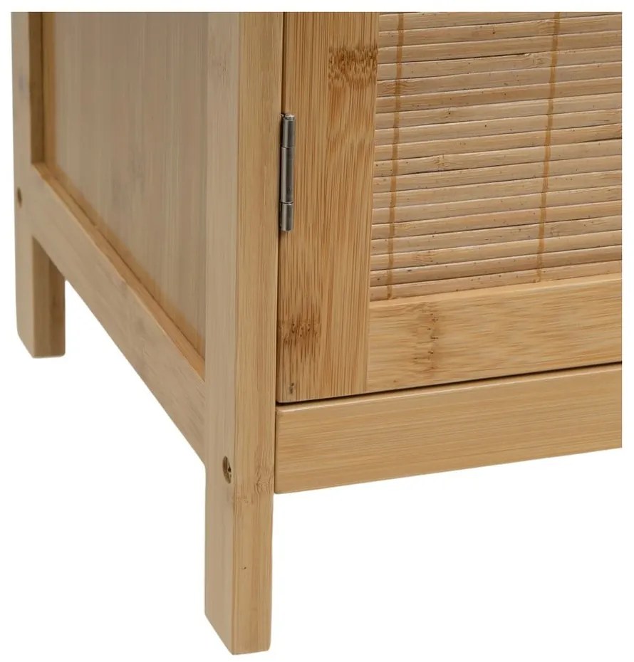 Bambusowa szafka pod umywalkę w naturalnym kolorze 63x60 cm – Casa Selección