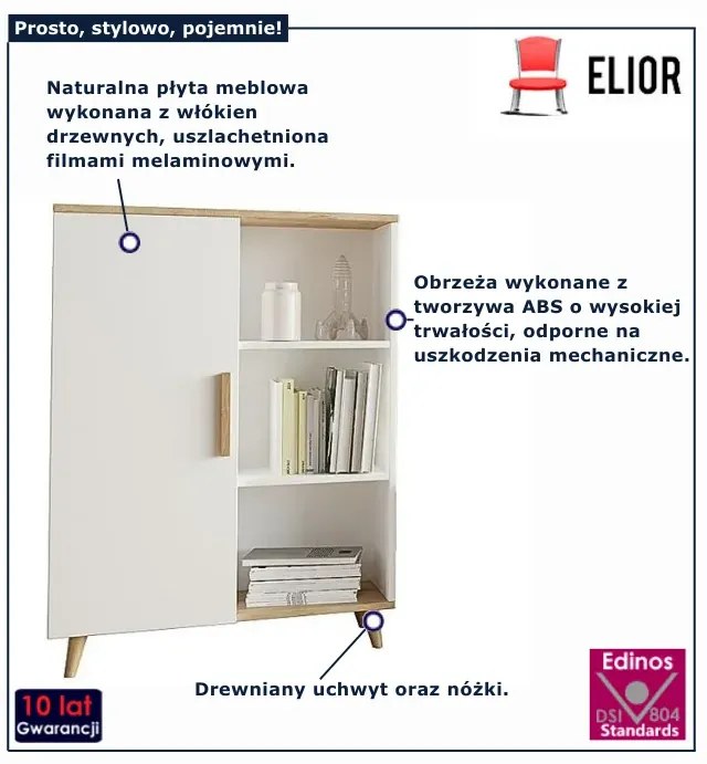Komoda stojąca na nóżkach - C7-W82
