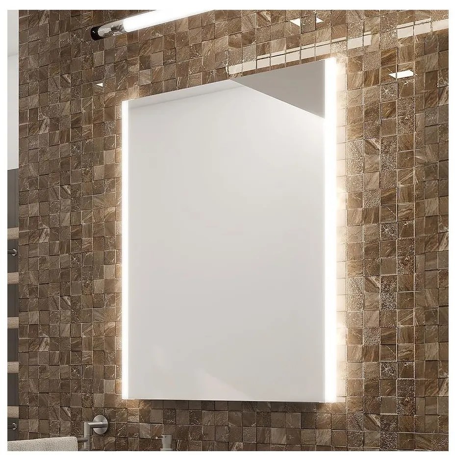 NIMCO ZP 11001 - Podświetlane lustro łazienkowe LED 6500K 70x50 cm IP44