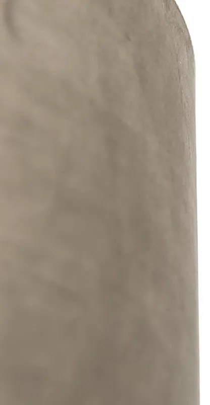Abażur welurowy taupe 25/25/25 ze złotym wnętrzem klasyczny/Antyczny