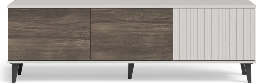 Stolik pod telewizor z ryflowanym frontem Random 2 RTV-1 Halmar
