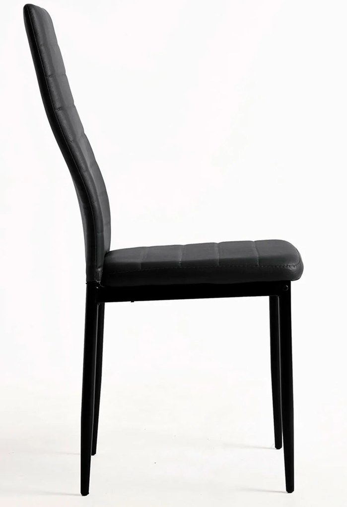 Pakiet 4 krzese Lauter ze sztucznej skóry