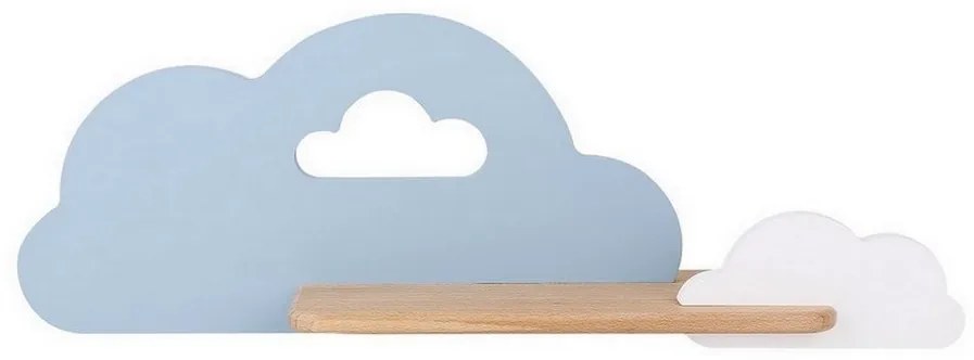Kinkiet dziecięcy LED z półką CLOUD LED/5W/230V niebieski/biały