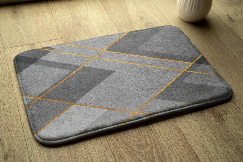 Dywanik łazienkowy Dywanik łazienkowy Geometryczne wzory