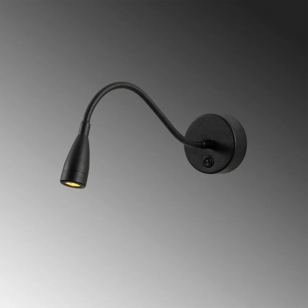 Kinkiet lampa ścienna Reading - 3246, czarny