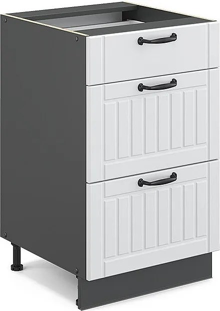 Szafka dolna do kuchni biały domek wiejski 50x51.6x82 fame-line