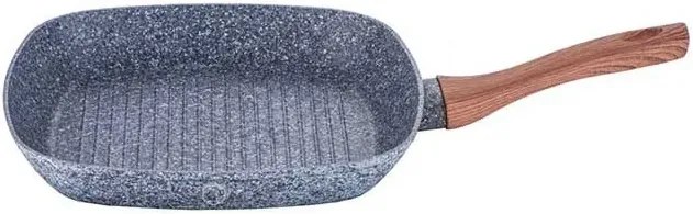 Aluminiowa patelnia grillowa z powłoką granitową T7-A22